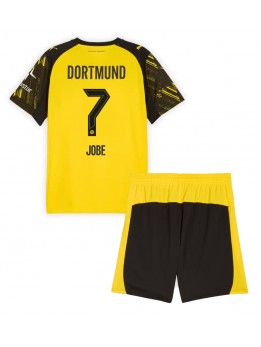 Billige Borussia Dortmund Jobe Bellingham #7 Hjemmedraktsett Barn 2025-26 Kortermet (+ Korte bukser)